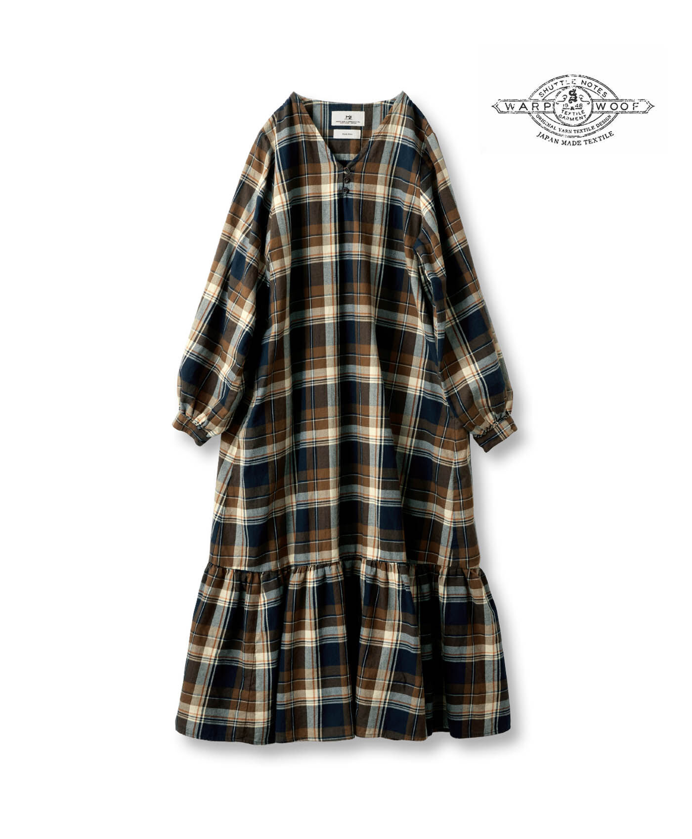 WEB限定お買い得商品|サニークラウズ feat. Shuttle Notes　やっぱりチェックが好きワンピース〈レディース〉