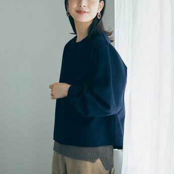 WEB限定お買い得商品 | まるでニットの重ね着風フィットあたたか付けすそ