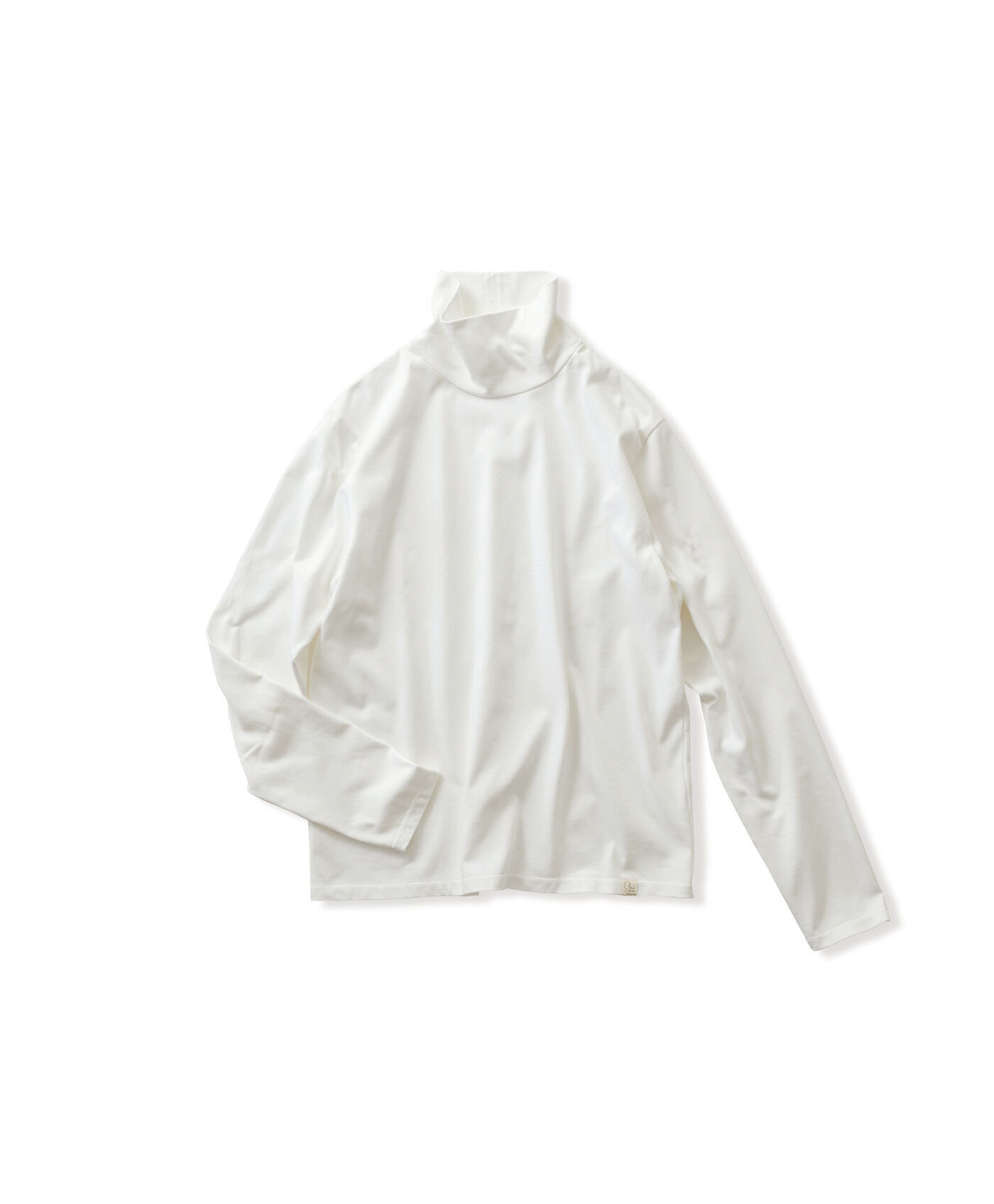 WEB限定お買い得商品|サニークラウズ　贅沢カットソータートル〈メンズ〉白