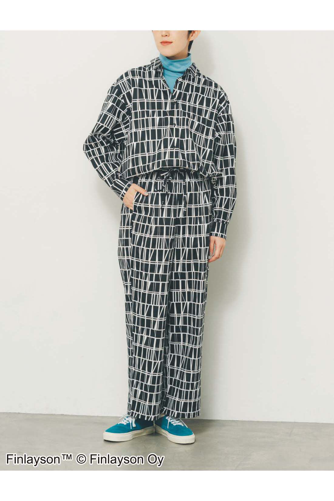 WEB限定お買い得商品|フィンレイソン　ゆるっとシルエットのワイドパンツ〈コロナ〉