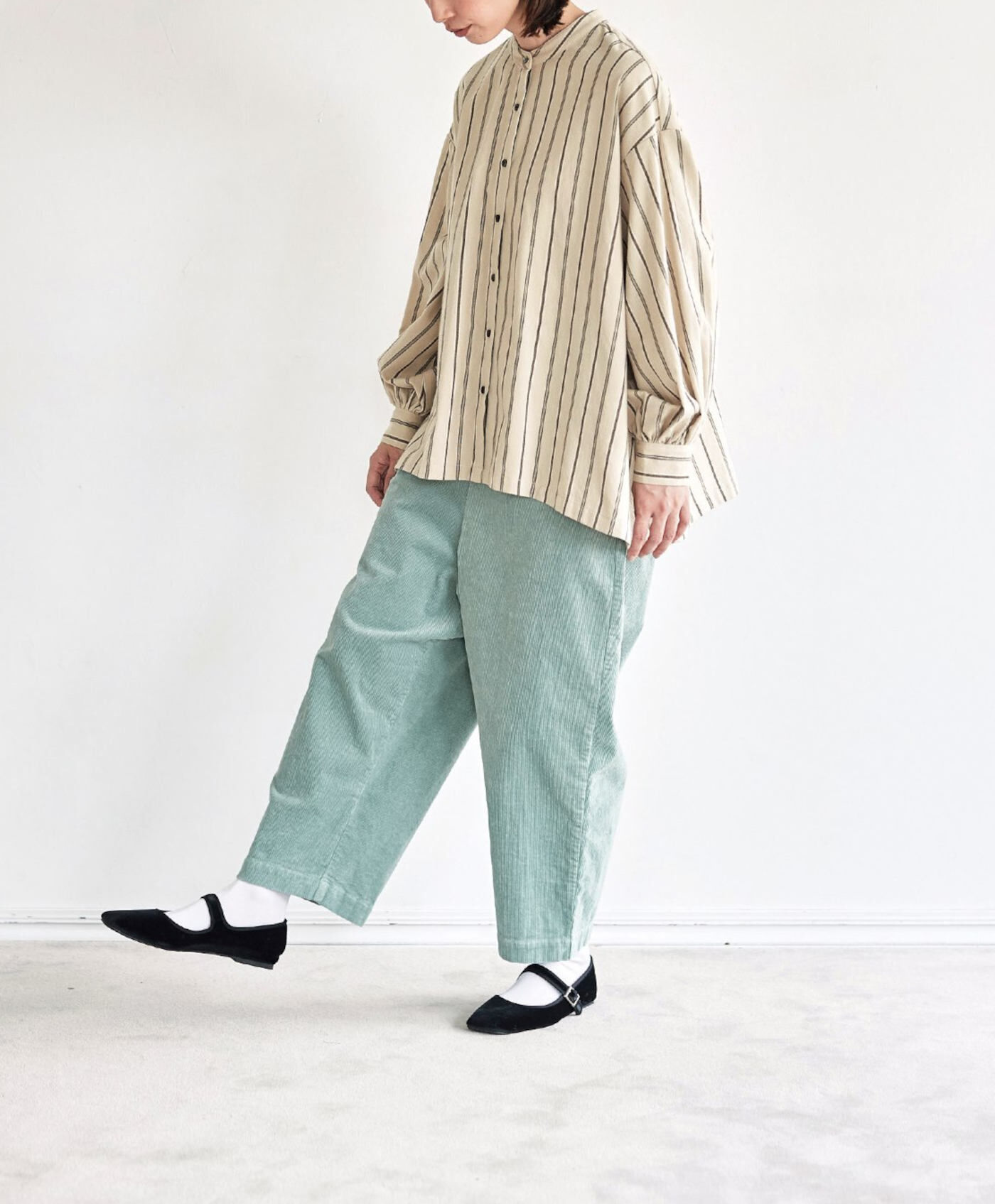 WEB限定お買い得商品|サニークラウズ　kazumiさんのコール天ワイドパンツ〈レディース〉