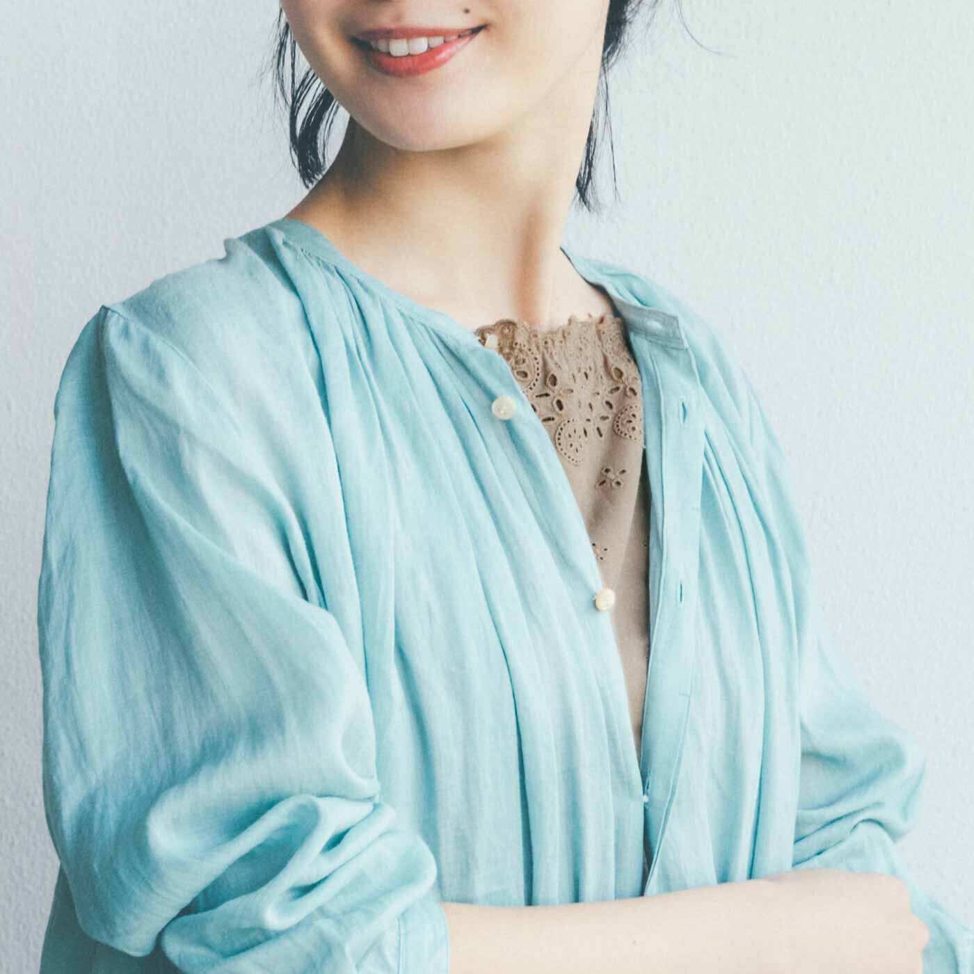 WEB限定お買い得商品|ボリュームおさえて フラットブラ〈3L～6L/コットンレース〉〈ブラウン〉