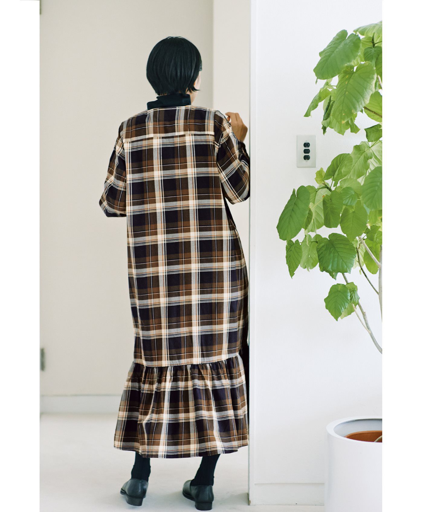 WEB限定お買い得商品|サニークラウズ feat. Shuttle Notes　やっぱりチェックが好きワンピース〈レディース〉