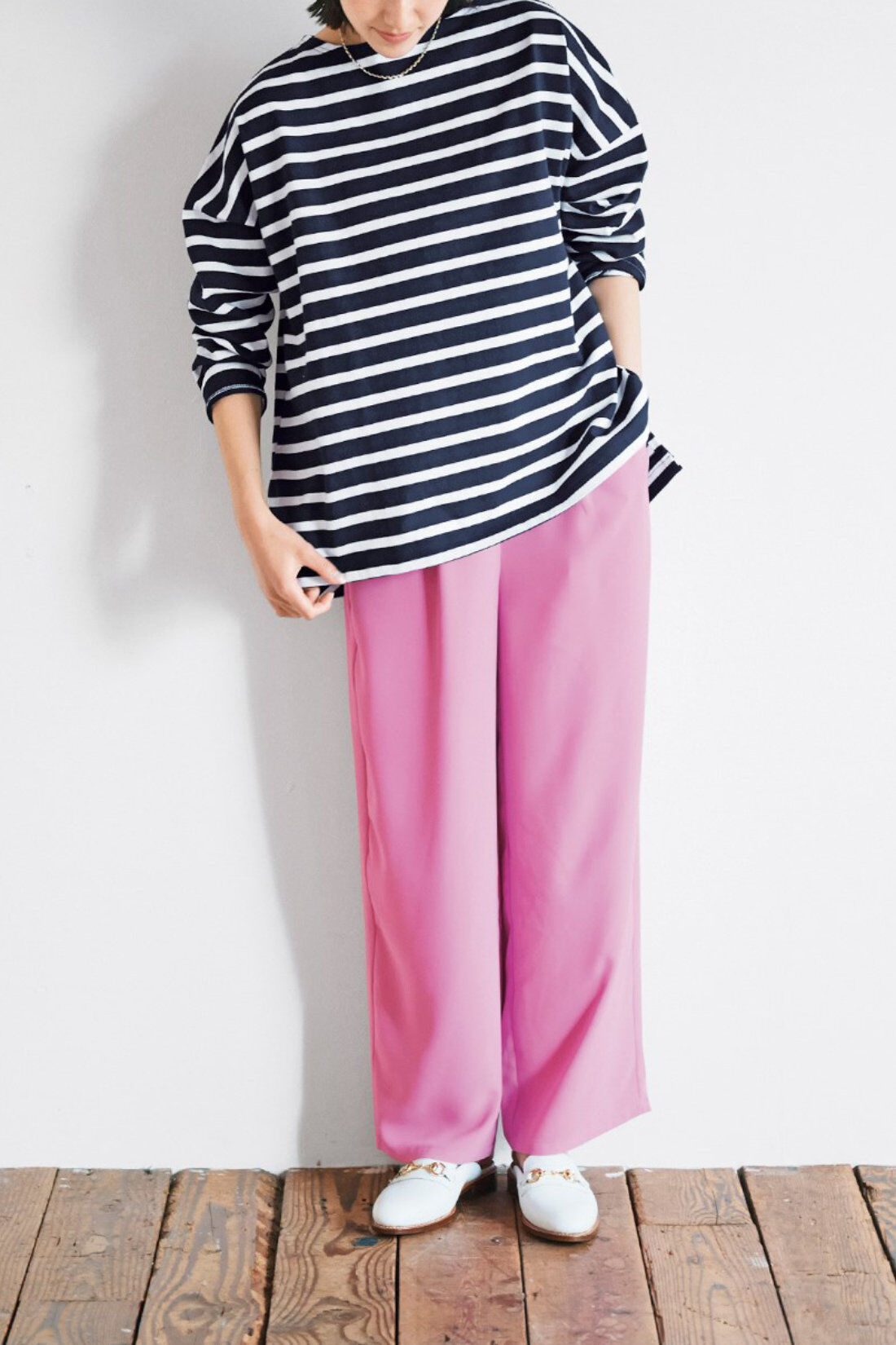 WEB限定お買い得商品|アヴェクモワ　カラーパンツ〈ピンク〉