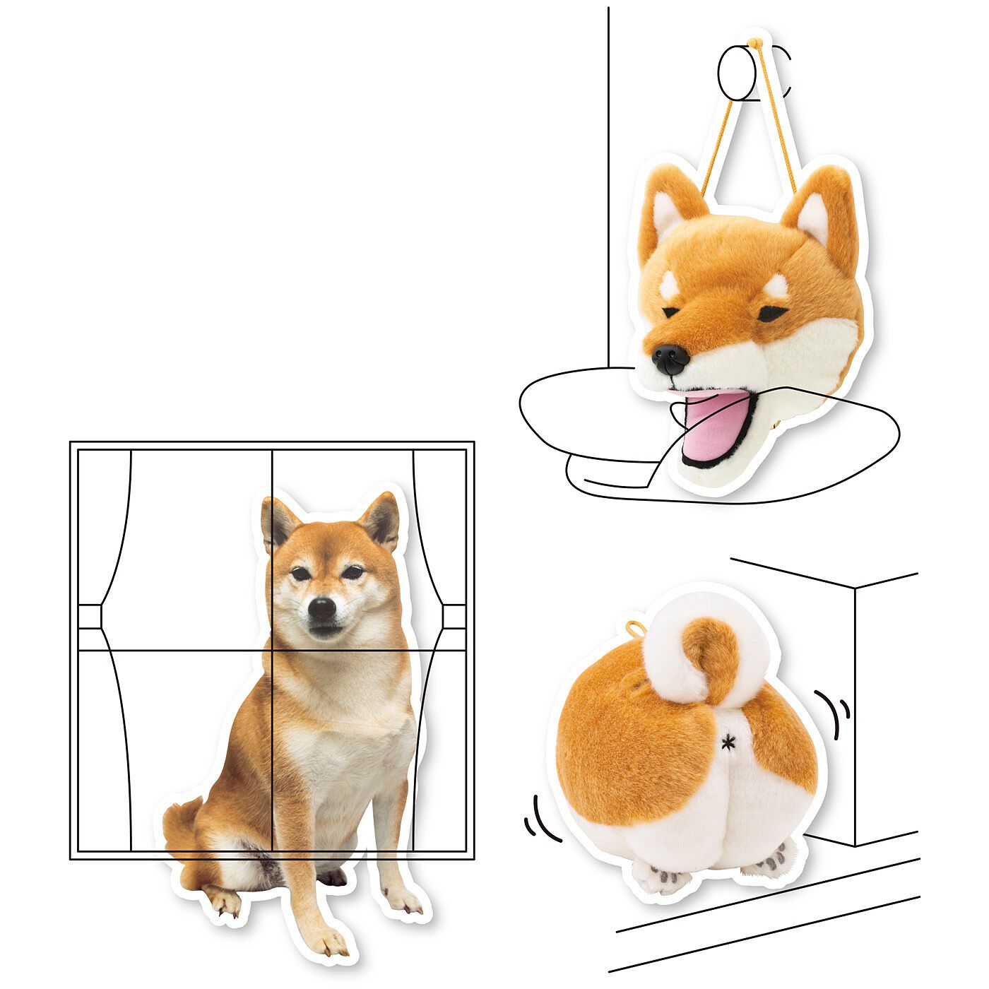 WEB限定お買い得商品|ご主人さまをそばで守るのだ　忠犬SHIBAシリーズ