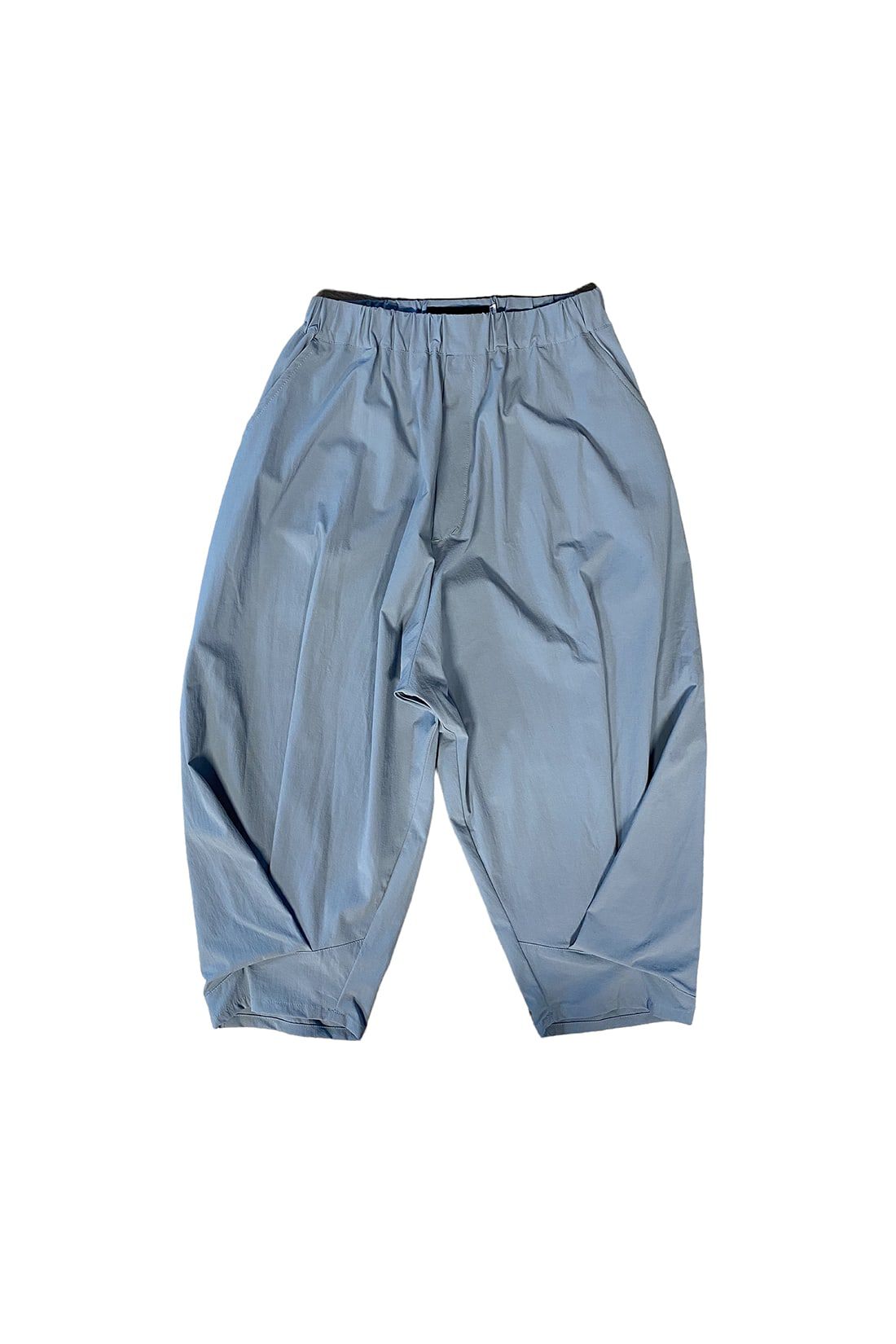 Real Stock|nunuforme　ヘムダブルタックパンツ（キッズ）〈ライトブルー〉