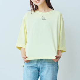 Real Stock | ＬＬＣ六分袖コットンＴ〈ＹＥ〉リブイン