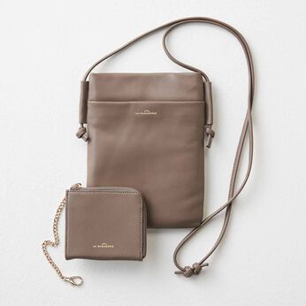 Real Stock | シープレザーポシェット〈ベージュ〉ＩＥ