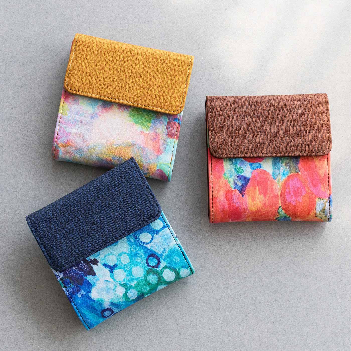 Real Stock|ラミプリュス×ユニカラート 小さくたってやりくり上手 大人の賢い7つ星 二つ折り財布