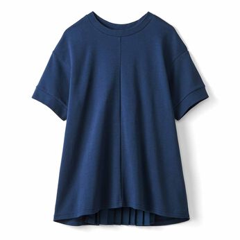 バックプリーツトップス〈ネイビー〉ＩＥ