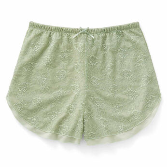 華やか総レース仕立て腰汗吸汗速乾ペチパンツ