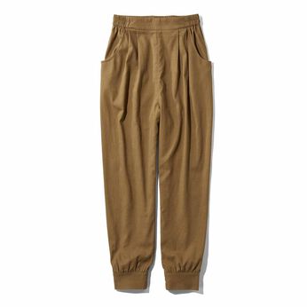 Real Stock | リネン混スクイーズパンツ〈カーキブラウン〉ＩＥ