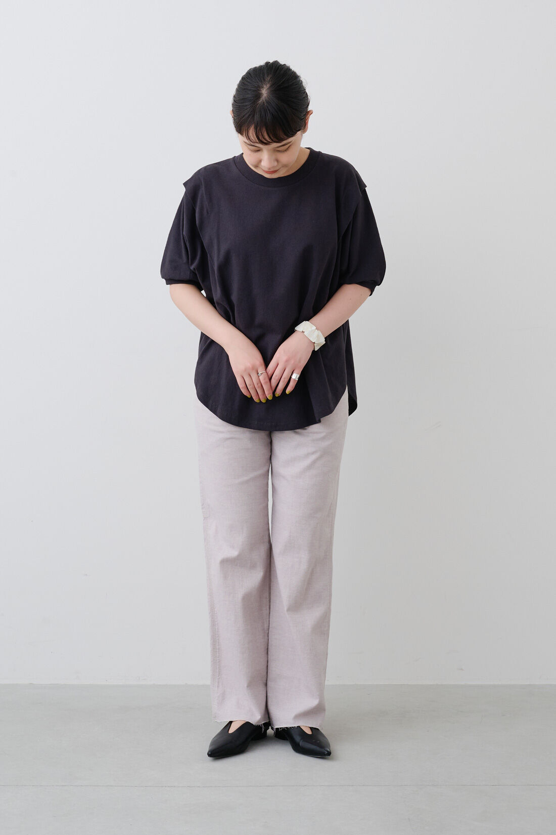 Real Stock|MEDE19F 〈SELECT〉 Lee DUNGARESS　カットオフペインターパンツ|1：ブルーベリー・モデル身長：157cm
