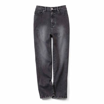 Real Stock | コーヒー繊維混ストレッチデニム〈ブラック〉ＩＥ