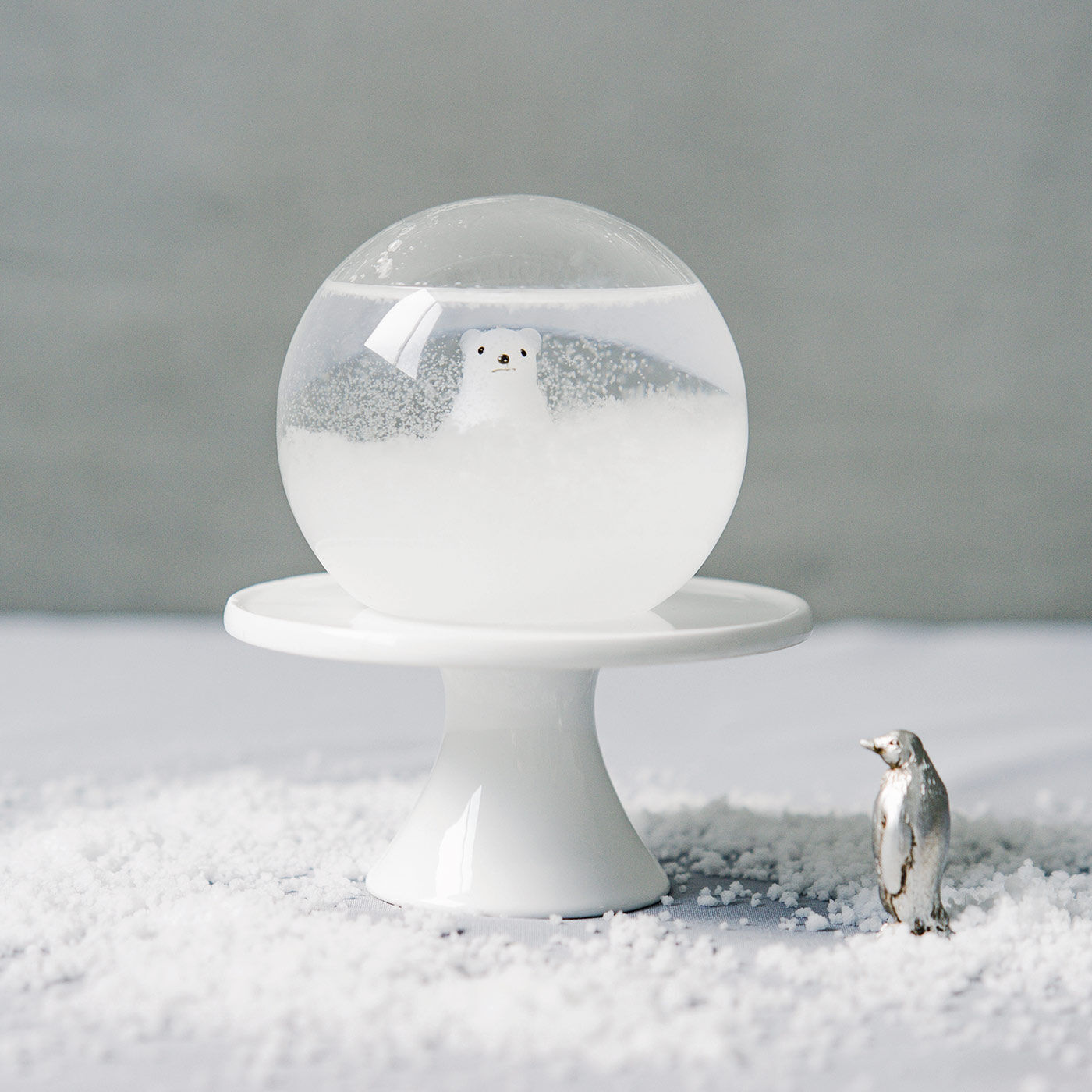 Real Stock|旭山動物園・ボルネオの森応援商品　ＳｅｅＭＯＮＯ　天気によって結晶が変化するホッキョクグマのストームグラス