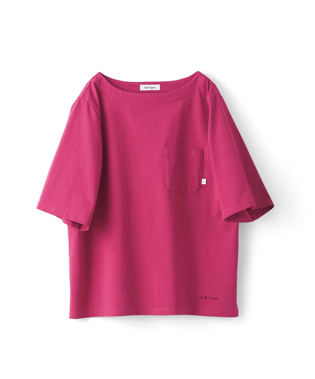Real Stock|and myera 使い勝手のいいTシャツ〈ピンク〉