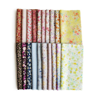 Real Stock | 小花柄がかわいいカットクロス２０枚セット