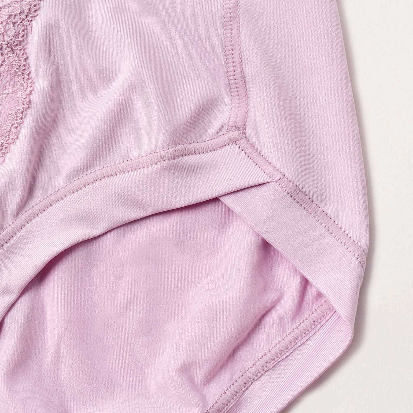 Real Stock|【3～10日でお届け】［Mama select］産前・産後使える　ストレッチレース浅ばきショーツ〈ブラック〉|これは参考画像です。お届けするカラーとは異なります。