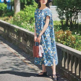 ａｍ＆ｂｅ　２‐ＷＡＹフラワーワンピース