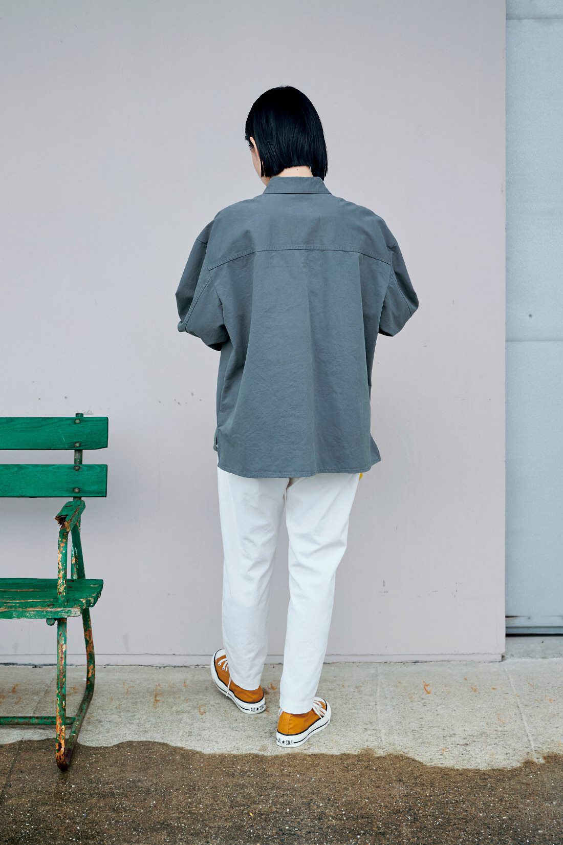 Real Stock|サニークラウズ　カバーオールシャツ〈レディース〉