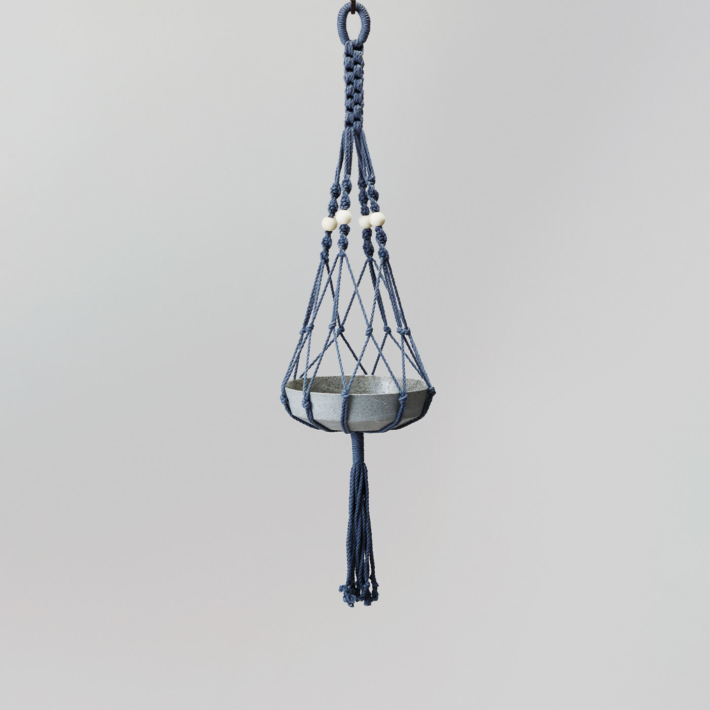 Real Stock|マクラメで彩るインテリア プラントハンガーキット|5:SHADOW