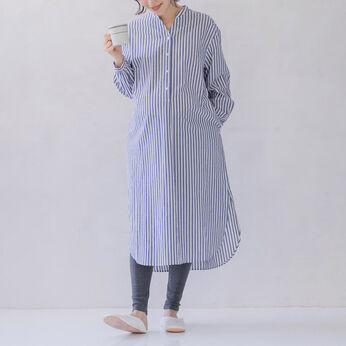 Real Stock | マタニティから産後使えるワンピパジャマ〈ＢＬ〉