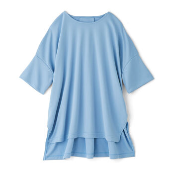 汗と体形をカバー体操服素材のカットソートップス
