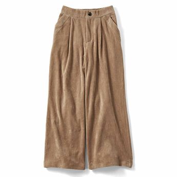 Real Stock | カットコールワイドパンツ〈ベージュ〉ＩＥ