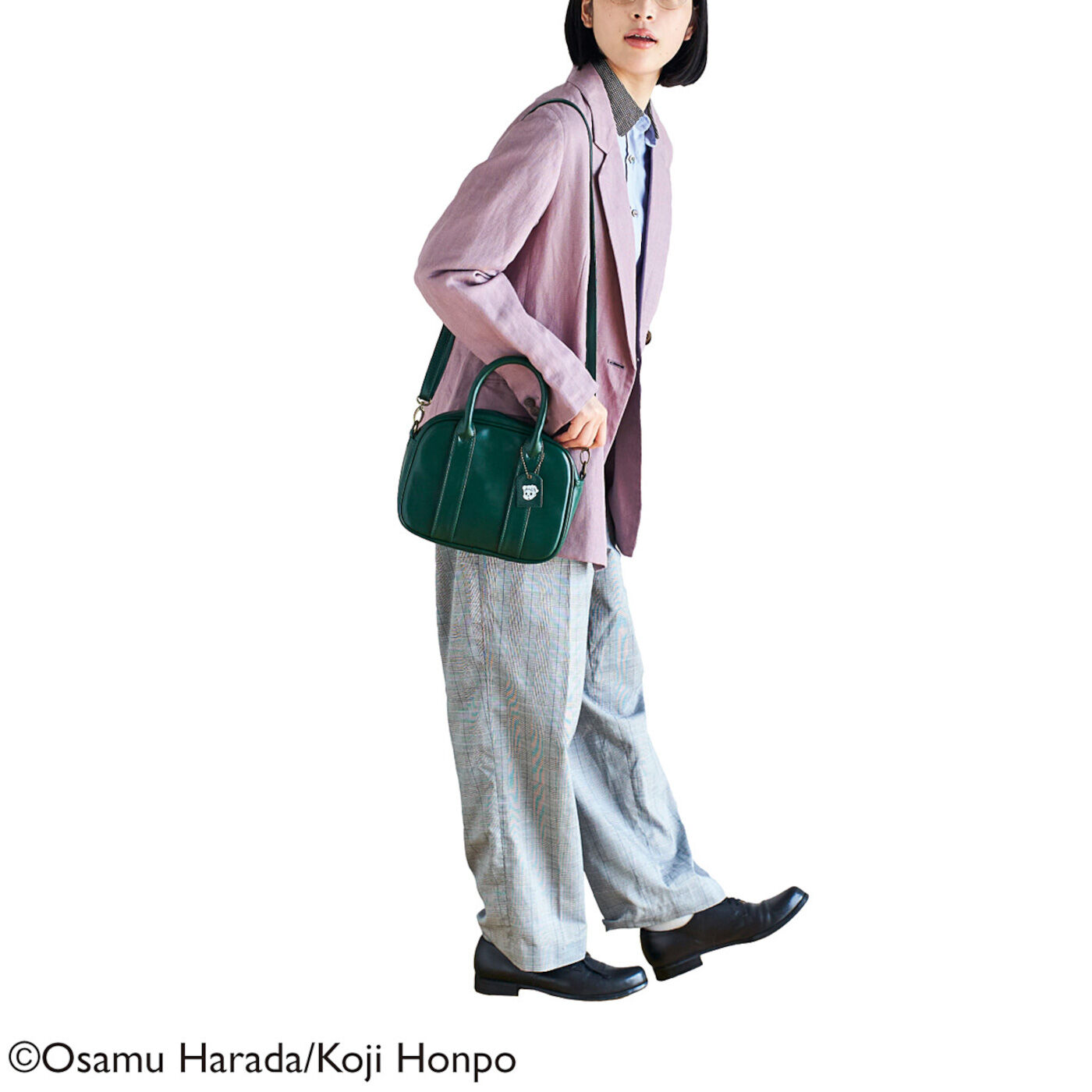 Real Stock|USEDo×OSAMU GOODS　トラッドスタイルの2-WAY　ミニボストンショルダーバッグ