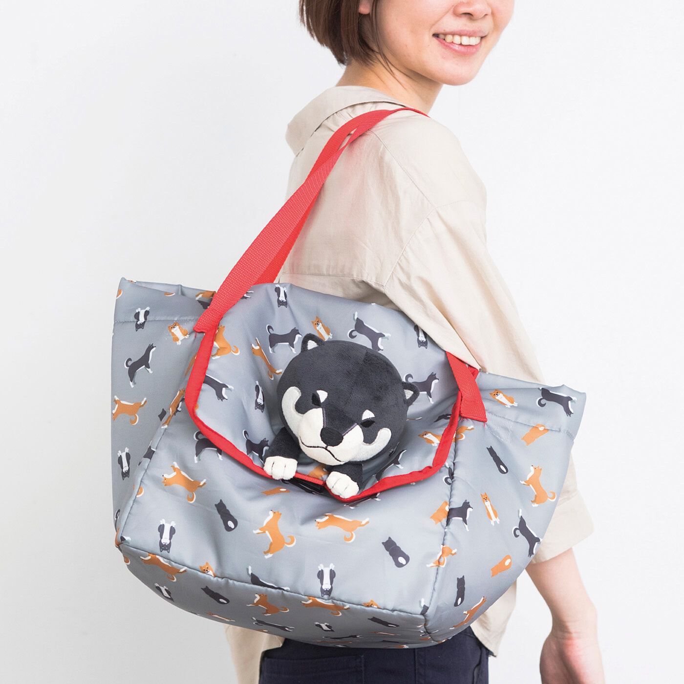 realstock [リアルストック]（Express BOX）|黒いの出ました！ 忠犬 SHIBA BLACK|肩に掛けてもOK！