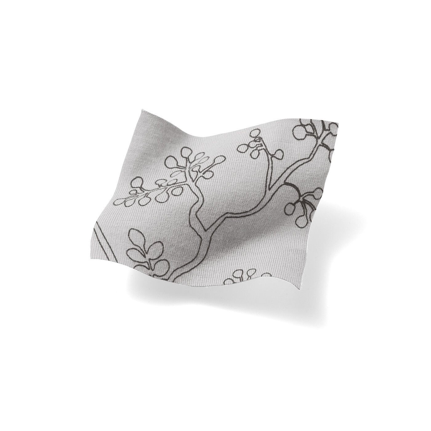 Real Stock|el:ment×山本祐布子　暮らしの植物で足もと華やぐ　コットン１００％のきれいめ　カットソーパンツ〈UV対策〉〈チャコールグレー〉|さらりと心地いい綿100％のきれいめなカットソー素材。　※お届けするカラーとは異なります。