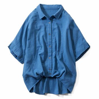 Real Stock | ＷＧナチュラルシャツ〈ＢＬ〉リブイン