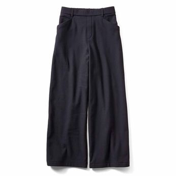 Real Stock | 光吸収発熱美脚ワイドパンツ〈ブラック〉ＩＥ