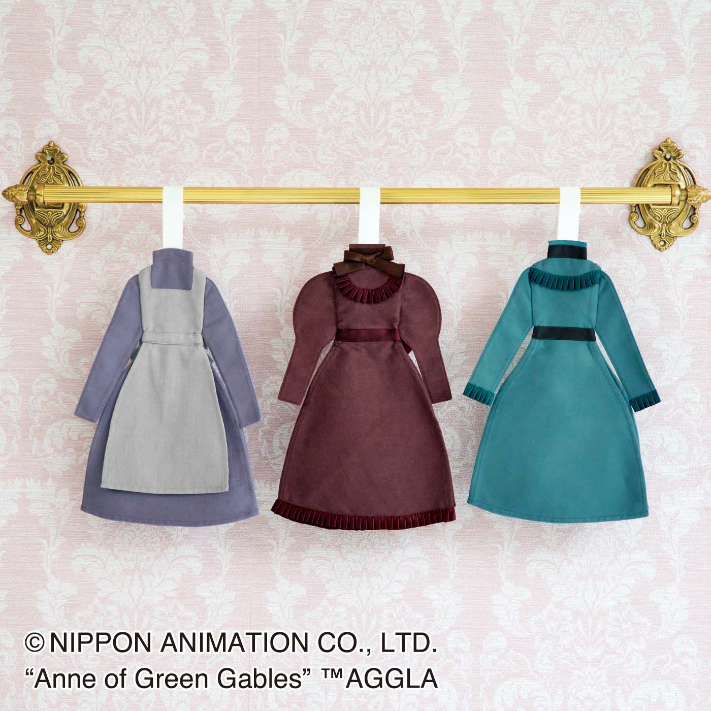 Real Stock|世界名作劇場×フェリシモ　憧（あこが）れたアンのお洋服を手もとに「赤毛のアン」のドレス風クロス|※現在企画中のため、多少デザインが変更になる可能性があります。