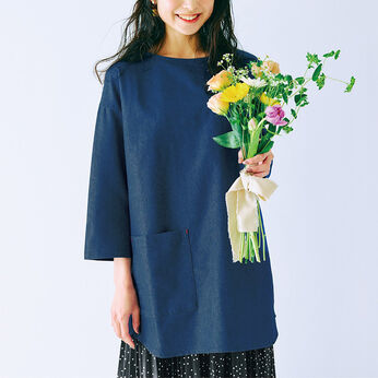 Real Stock | ｆｇ上品デニムチュニック