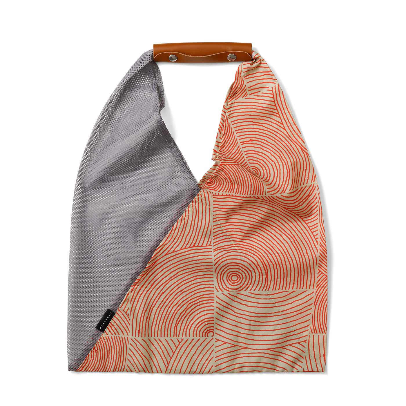 Real Stock|ラミプリュス　日本の知恵を拝借 本革持ち手のあずまかばん|〈2：渦〉