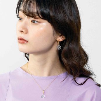 Real Stock | アプデ×ＨＡＲＩＯツバキの花ネックレス