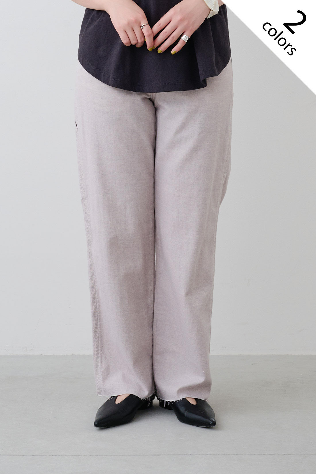 Real Stock|MEDE19F 〈SELECT〉 Lee DUNGARESS　カットオフペインターパンツ|1：ブルーベリー