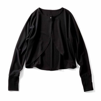 Real Stock | 吸汗速乾 UV対策 カーディガン 〈黒〉