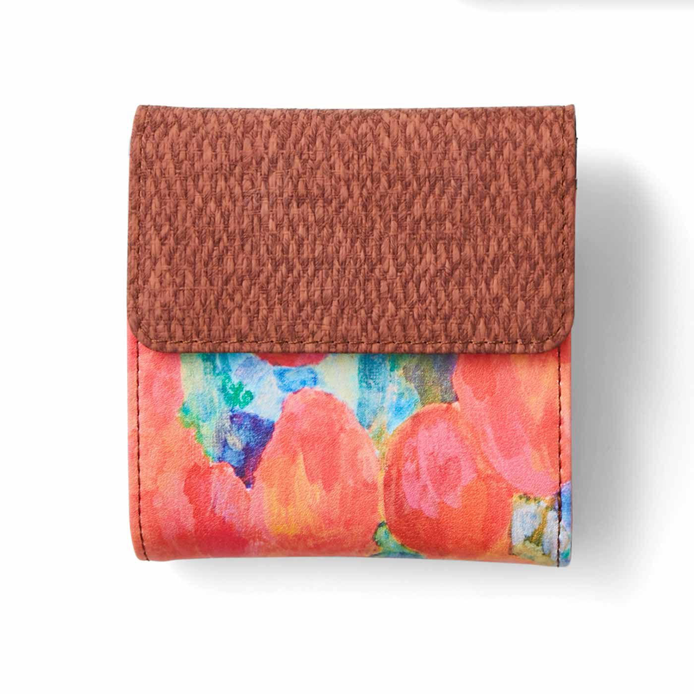 Real Stock|ラミプリュス×ユニカラート 小さくたってやりくり上手 大人の賢い7つ星 二つ折り財布|1：モミジ