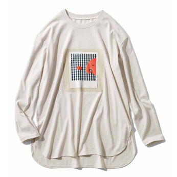 Real Stock | ドムドムフォトＴシャツ〈グレー〉
