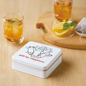 Real Stock | ＡＩＭ医学研究支援第２弾缶入りルイボスティー