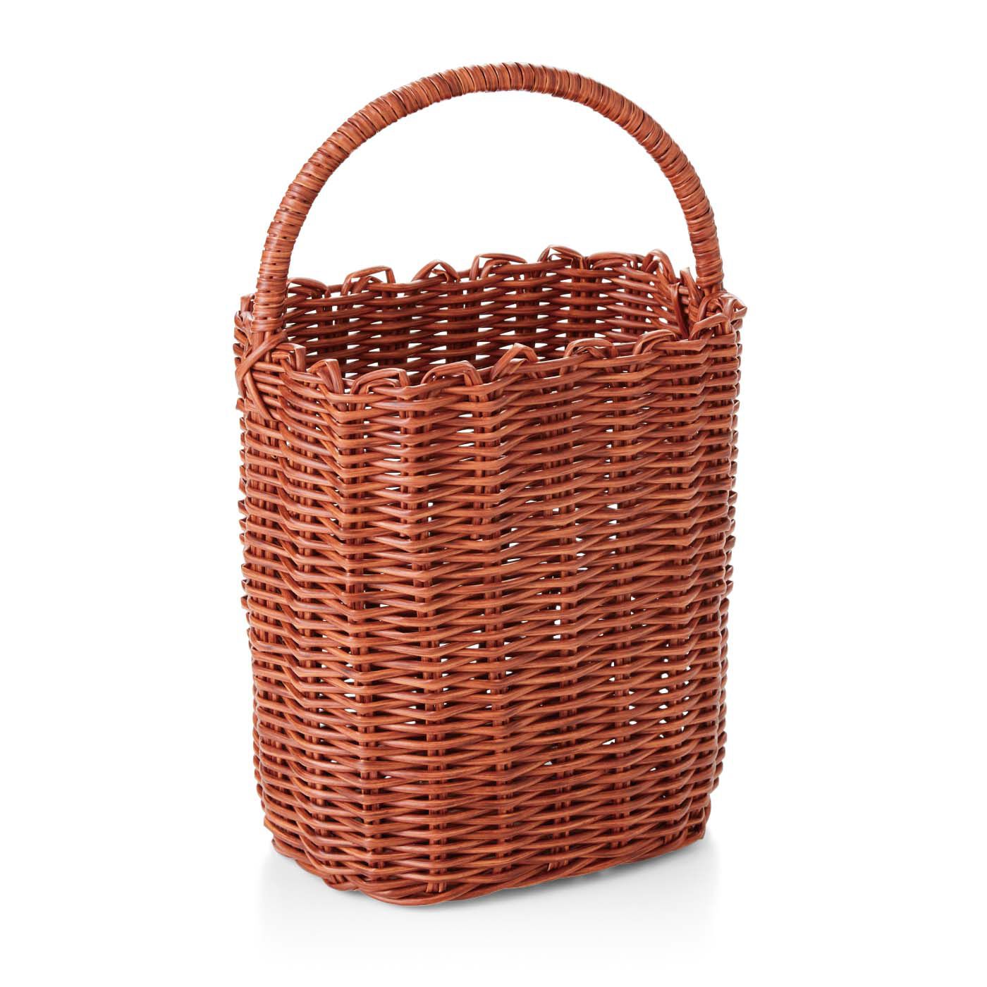 Real Stock|aｍ＆be　お出かけにも収納にも使える 水洗いできるかごバッグ