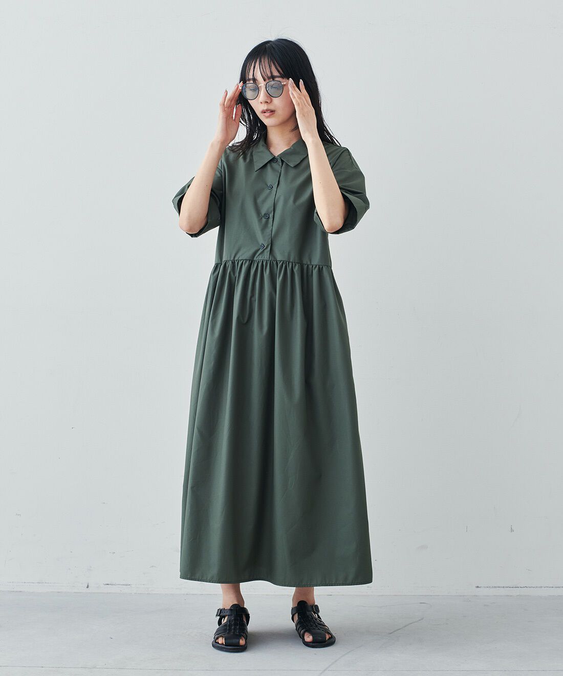 Real Stock|【3～10日でお届け】リブ イン コンフォート 栞里ちゃんとつくった いつものコーデにプラスワン！ おしゃれ見えする UVカットファッションサングラス