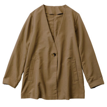 ＤＲＥＣＯジャケットライクコート〈ブラウン