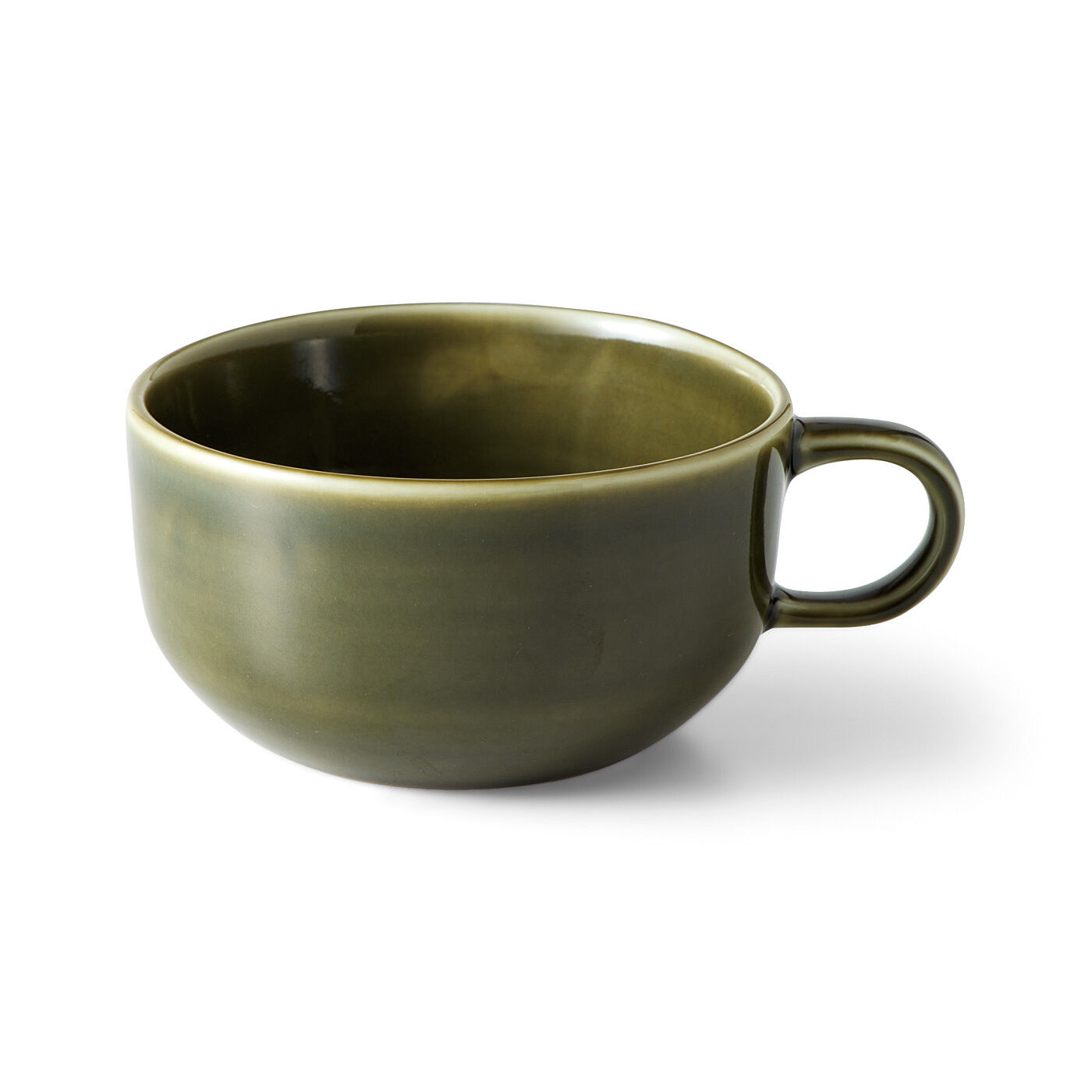 Real Stock|毎日手に取りたくなる使いやすさ　ヴィンテージライクなスタッキングスープマグ|〈1:スモーキーグリーン〉