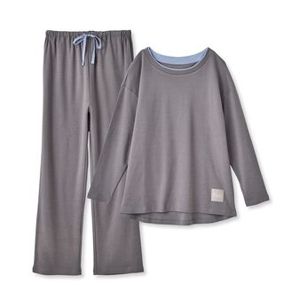 Real Stock | のびやかコットン100％カットソーパジャマ