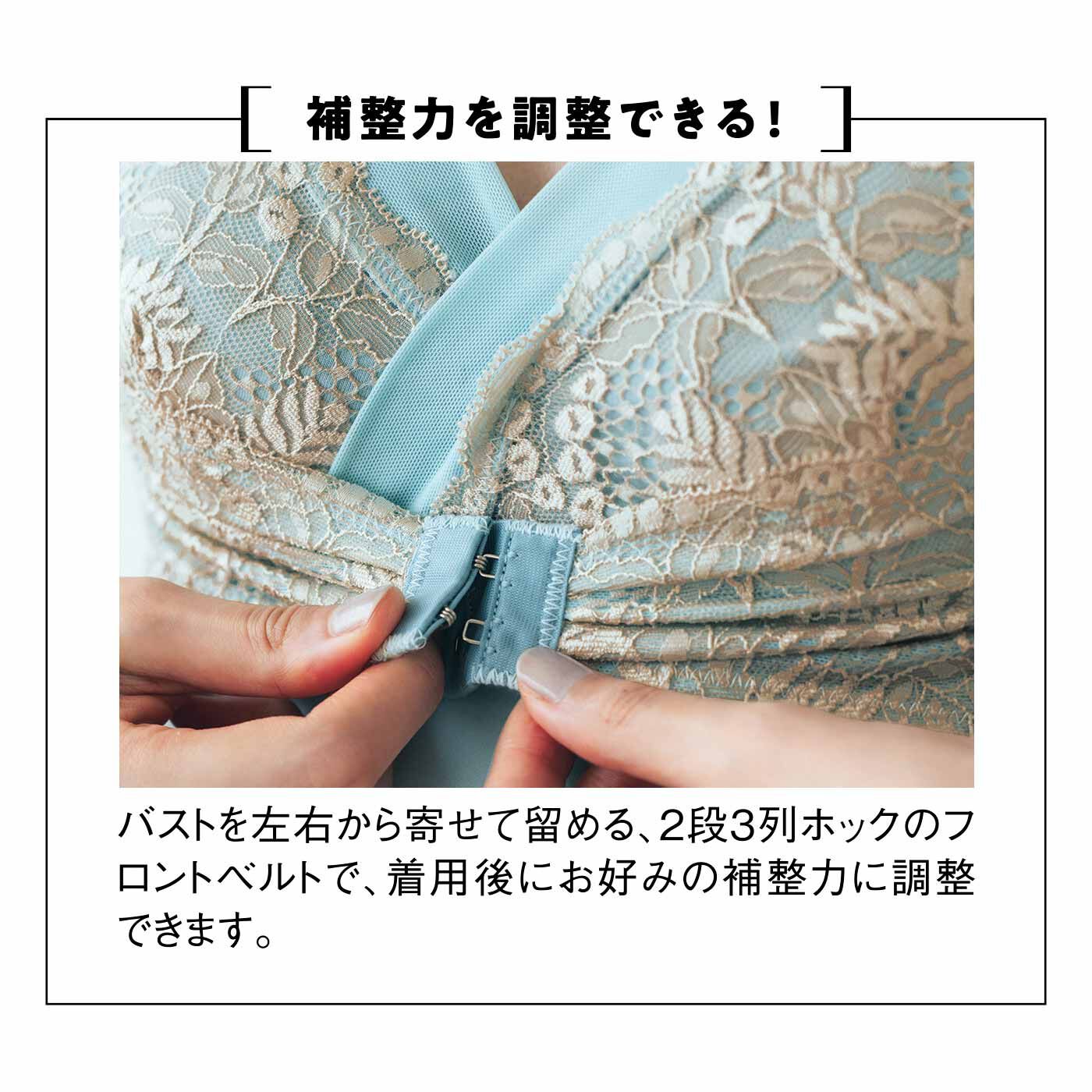 Real Stock|締め付けずに横流れガード しなやかに包み込む 美麗なナイトブラ〈ラベンダー〉|お届けするカラーとは異なります。