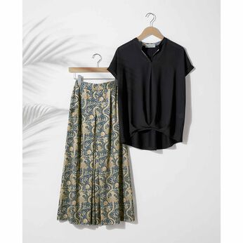 Real Stock | モリスカットセットアップ〈ＢＫ×ＢＬ〉リブイン