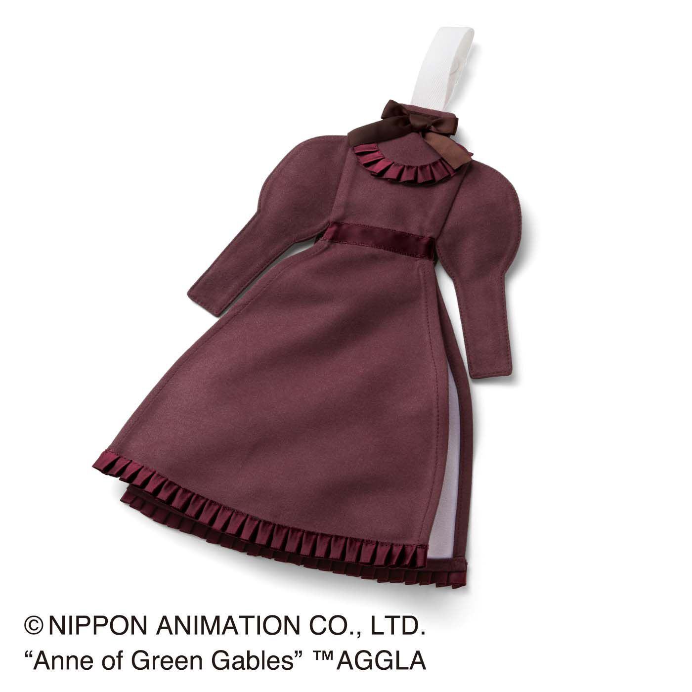Real Stock|世界名作劇場×フェリシモ　憧（あこが）れたアンのお洋服を手もとに「赤毛のアン」のドレス風クロス|さらりと薄めの素材を使い、 細部までていねいに再現しました。
